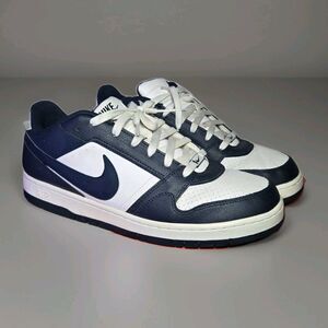 Nike Lunar Internationalist Men’s Size 12 White Navy Shoes 631731-100 W/ Box
